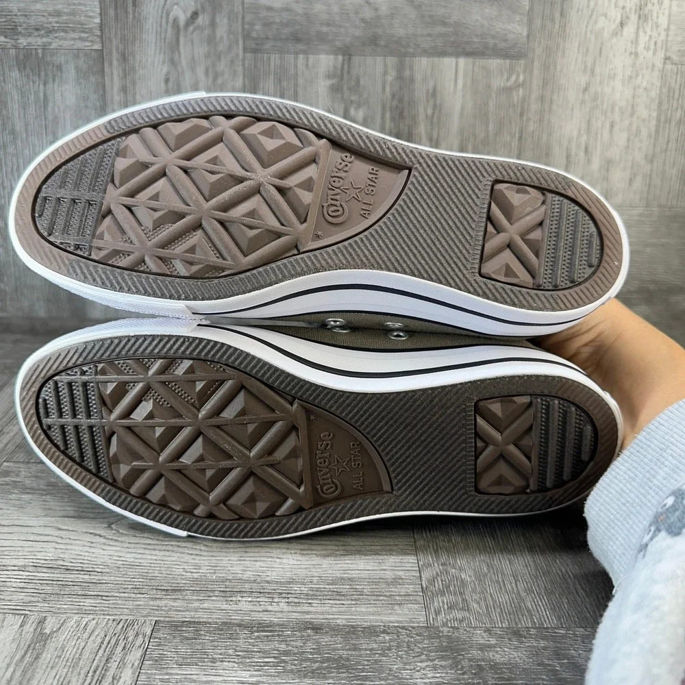 Converse Chuck Taylor All Star Womens 6 Olive Khaki New High Top Sneakers - Picture 7 of 9